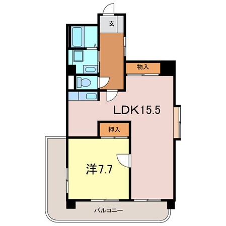 アーバンヒルズの物件間取画像